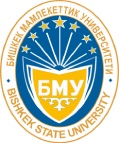 K. KARASAYEV BİŞKEK DEVLET ÜNİVERSİTESİ 